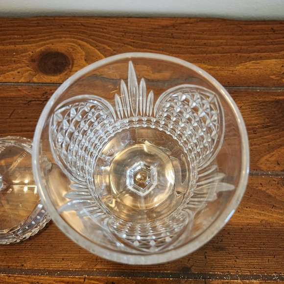 Vintage 8.5" Tall Cut Glass Lidded Candy Jar - Picture 6 of 10